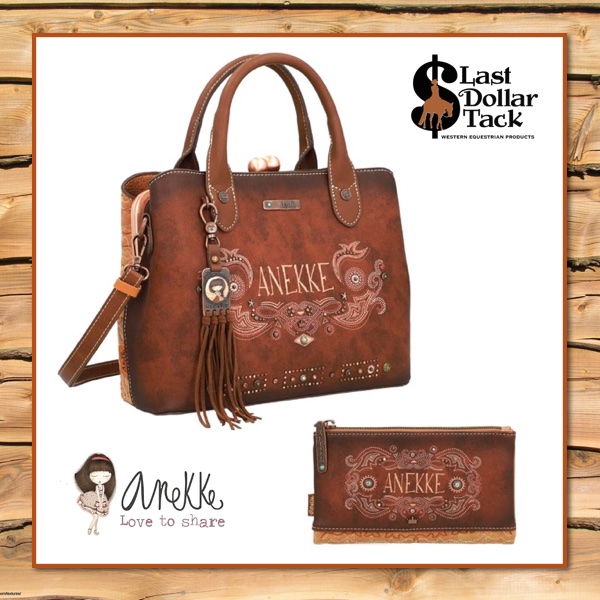 New! Anekke Arizona Western Handbag & Wallet Set